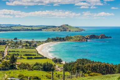 Aerial shot of Otago