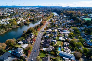 Aerial shot of Waikato