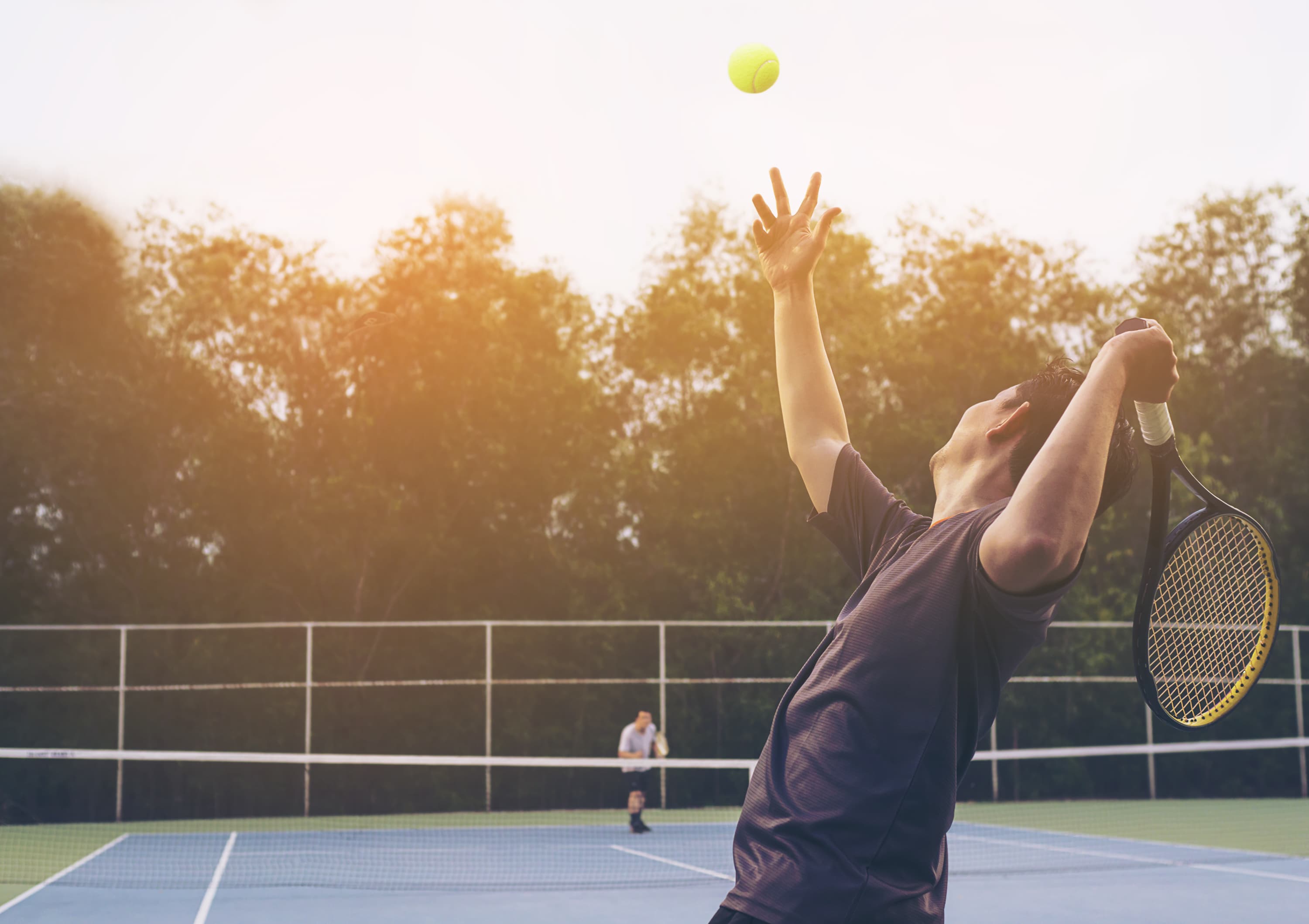 tennis serve